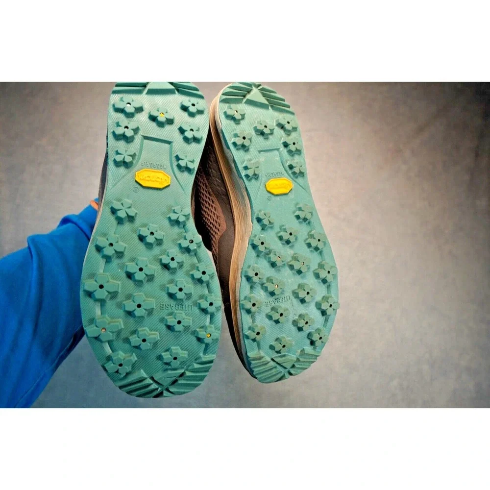 Vasque Womens 8 M Breeze Seude Mid High Hiking Boots Shoes‎ Waterproof Vibram